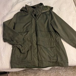 NWT Water resistant green jacket